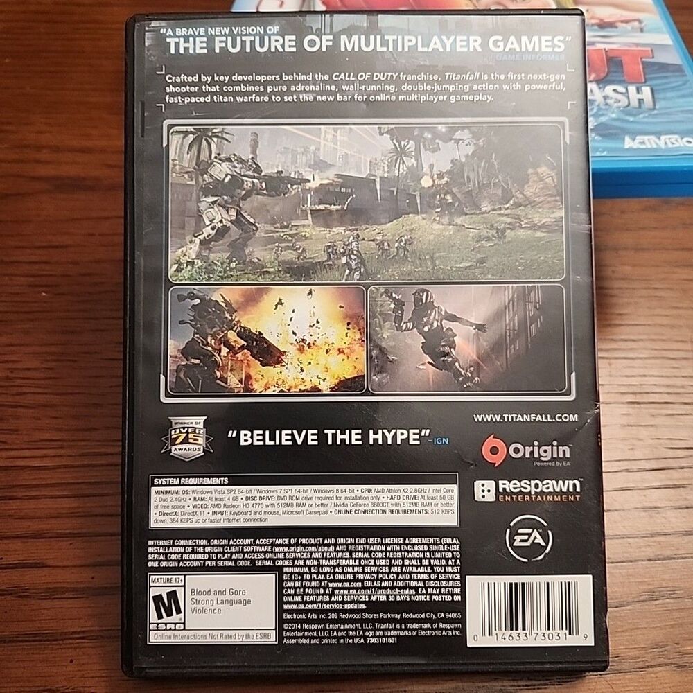 Titanfall PC Windows CIB 3 Clean Discs W/ Key - Picture 2 of 3